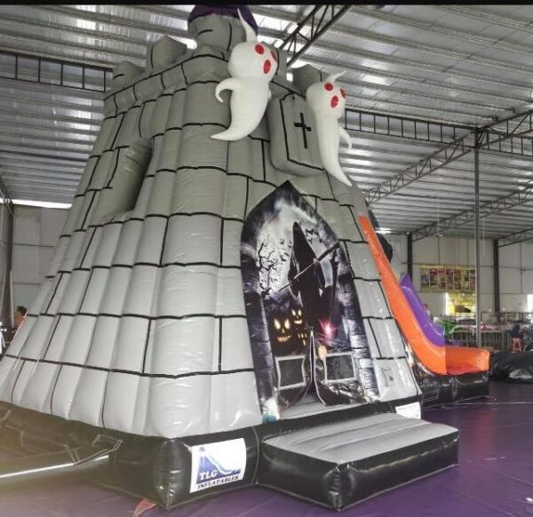 Grim Reaper Ghost Bounce House w Slide (26L 13L 18T) - Image 2