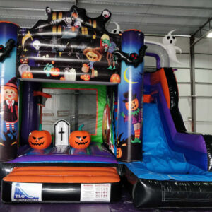 Halloween Bounce House With Slide