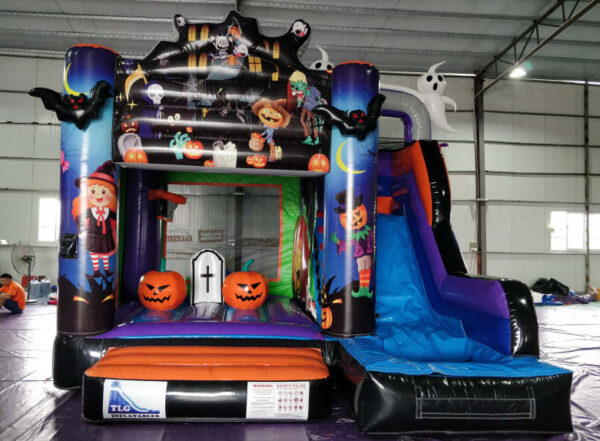 Halloween Bounce House With Slide