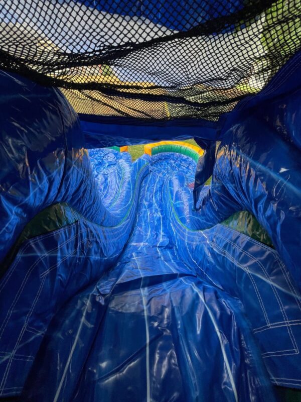 Dual Lane Wave Palm Bounce House - Image 3